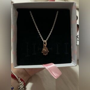 Pandora evil eye necklace